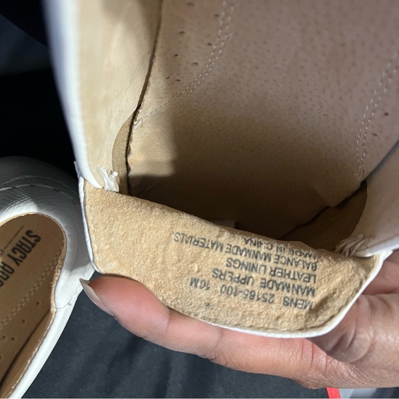 Stacey Adams White Moc Toe Bit Slip On Shoes Size 10 - Picture 4 of 9